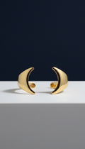 Lune Cuff Bracelet with Brushed Finish